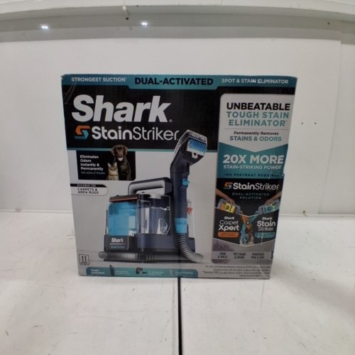 SHARK STAINSTRIKER PORTABLE CARPET CLEANER & UPHOLSTERY CLEANER - BLUE/GREY (MODEL: PX200C V5) image 4