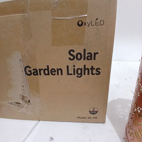 2PK OXYLED SOLAR GARDEN LIGHTS - COPPER (MODEL: DL-FG) image 3