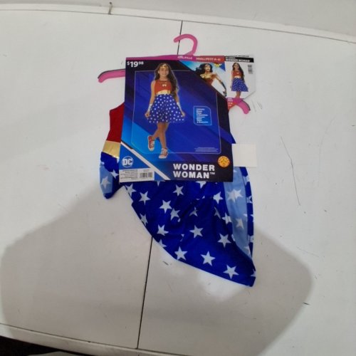 4PC RUBIES WONDER WOMAN COSTUME - SMALL (4/6) - RED BLUE GOLD (STYLE: WONDER WOMAN) image 2