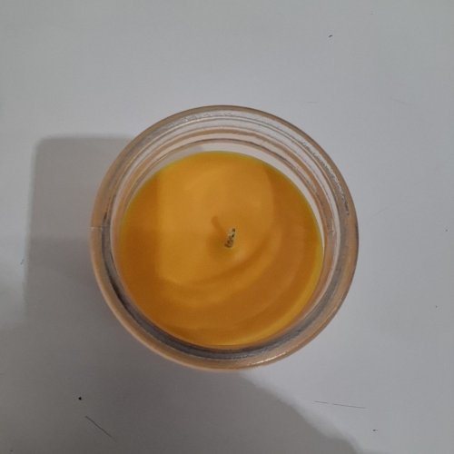 IH CASA DECOR SCENTED GLASS JAR CANDLE WITH LID - 18 OZ - SWEET MANGO image 3