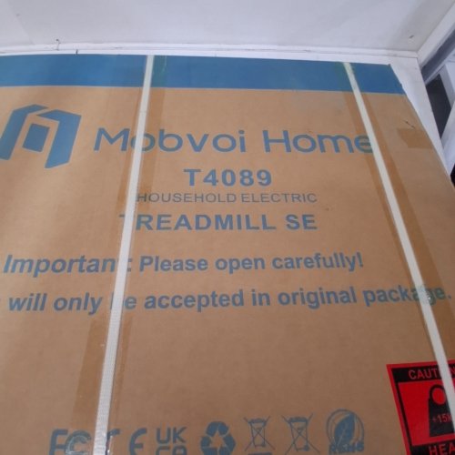 MOBVOI SE FOLDABLE WALKING PAD TREADMILL WITH APP AND SMARTWATCH SUPPORT - 2.5HP, 7.6MPH MAX - BLACK - (MODEL: T4089) image 2