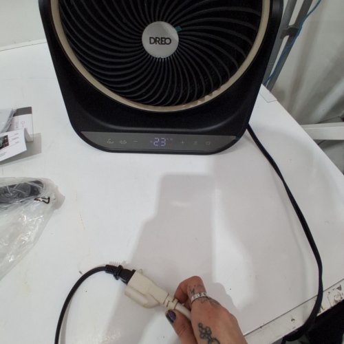 DREO WHOLE ROOM HEATER AND LONG-RANGE CIRCULATOR - 1500W - BLACK (MODEL: DR-HSH034) image 2