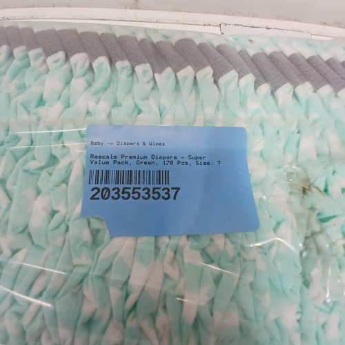 60PK RASCALS DIAPERS - SIZE 7 - GREEN image 2