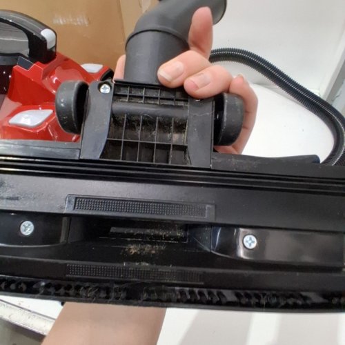 BISSELL ZING II BAGLESS CANISTER VACUUM CLEANER WITH CREVICE TOOL - RED/BLACK (MODEL: 21565) image 5