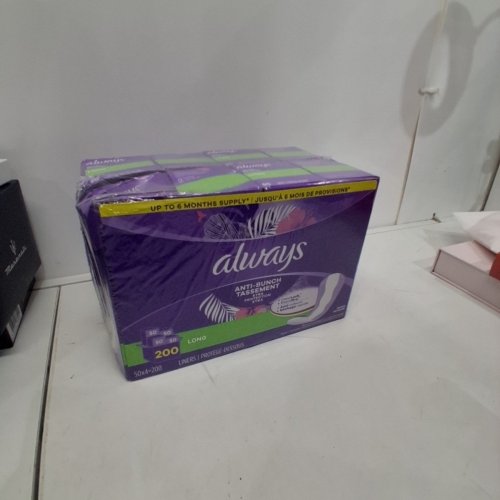 200PK ALWAYS LONG ANTI-BUNCH EXTRA PROTECTION DAILY LINERS image 2