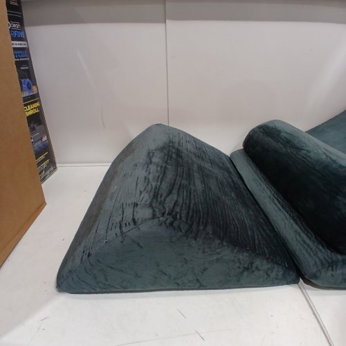 4PC PIASHJOY FOAM WEDGE PILLOWS FOR ADULTS FOR SLEEPING OR POST SURGERY RECOVERY - WHITE/GREY (MODEL: PIASPC03) image 5