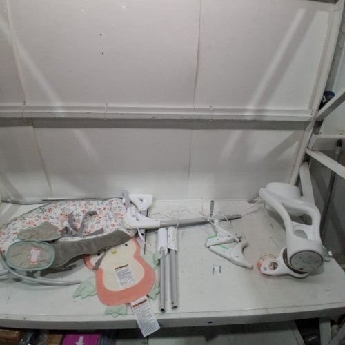INGENUITY INLIGHTEN 5-SPEED SOOTHING BABY SWING - 0-9 MONTHS - NALLY OWL GRAY - (MODEL: 13097) image 3