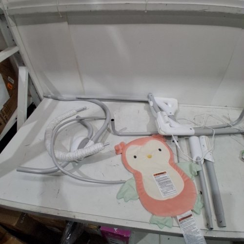 INGENUITY INLIGHTEN 5-SPEED SOOTHING BABY SWING - 0-9 MONTHS - NALLY OWL GRAY - (MODEL: 13097) image 4