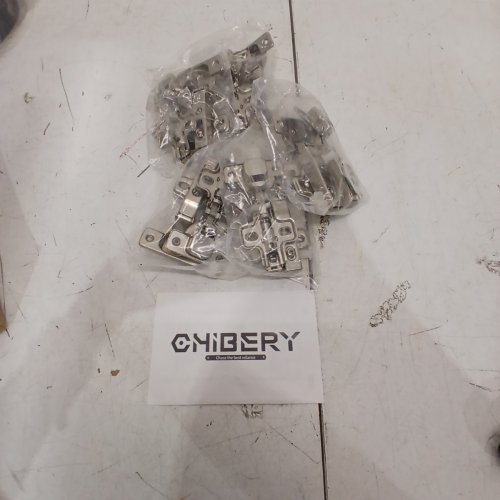 10PK CHIBERY FRAMELESS SOFT CLOSE CABINET DOOR REPLACEMENT HINGES - NICKEL PLATED image 3