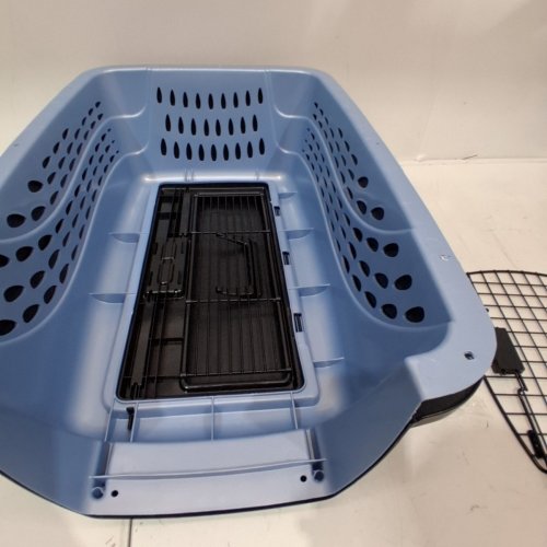 PETMATE PET PORTER FASHION DOG KENNEL - 24" -10-20LBS CAP- BLUE/BLACK-(MODEL:533509) image 4
