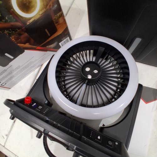 INFINITY X1 SOLAR MISTING FAN- 500LUMENS - BLACK (MODEL: 1985328) image 2