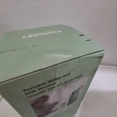MOMCOZY PORTABLE BEVERAGE WARMER WITH DUAL HEATING MODES FOR BREAST MILK & WATER - 17OZ CAPACITY - PALE GREEN (MODEL: MW05) image 3
