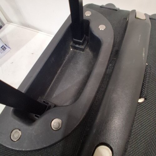 WILSONS LEATHER ROLLING SUITCASE - 20" - BLACK image 7