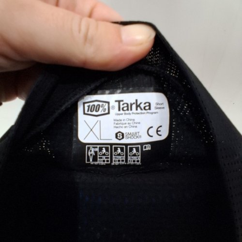 TARKA SHORT SLEEVE UPPER BODY PROTECTIVE PADDED SHIRT - EXTRA LARGE - BLACK - (MODEL: 90410-001-13/2701-1091) image 5