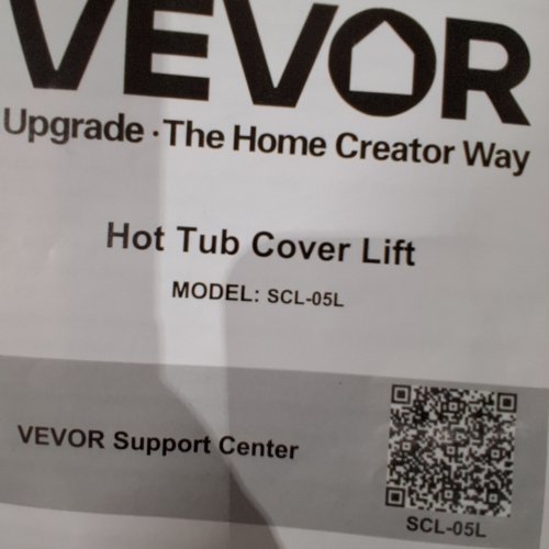 ADJUSTABLE HOT TUB COVER LIFT FROM UNDERNEATH FLIP TO CLOSE REINFORCED BASE - BLACK (MODEL: SCL-05L) image 5