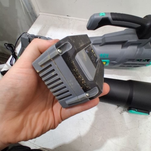 LITHELI 40V CORDLESS LEAF BLOWER WITH 2.0AH BATTERY & CHARGER - VARIABLE SPEED CONTROL, MAX 85MPH, 350CFM AXIAL BLOWER (MODEL: D07101550) image 3