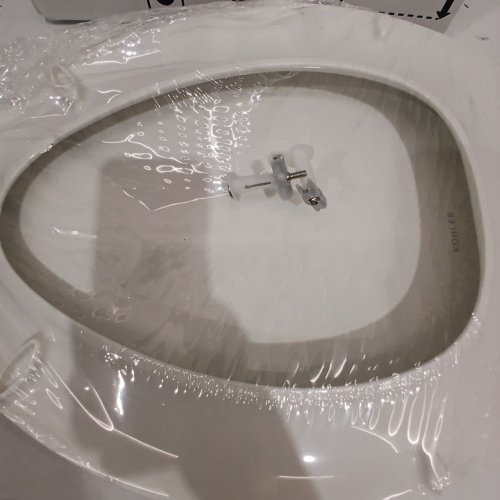 KOHLER CACHET ELONGATED TOILET SEAT - FITS BOWLS 18 5/8" - WHITE - (MODEL: 4636-RL-0) image 3