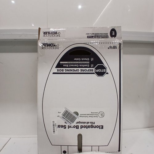 KOHLER CACHET ELONGATED TOILET SEAT - FITS BOWLS 18 5/8" - WHITE - (MODEL: 4636-RL-0) image 4