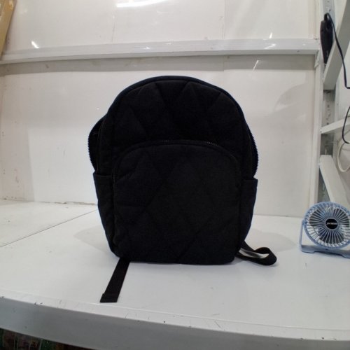 LIGHTWEIGHT QUILTED BACPACK WITH LAPTOP SLEEVE - BLACK (MODEL:2091517) image 3