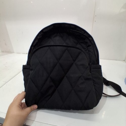 LIGHTWEIGHT QUILTED BACPACK WITH LAPTOP SLEEVE - BLACK (MODEL:2091517) image 4