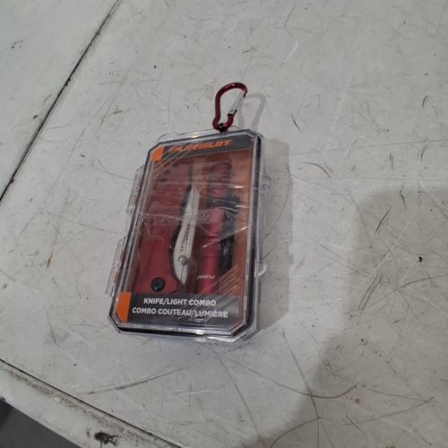 2PC PURSUIT KNIFE AND LIGHT COMBO WITH CASE - RED image 3