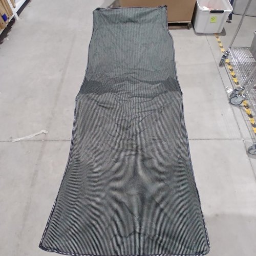 EXTRA WIDE PORTABLE CAMPING COT WITH CARRY BAG - 550LBS CAPACITY - 75" X 28" X 21" - BLACK image 2