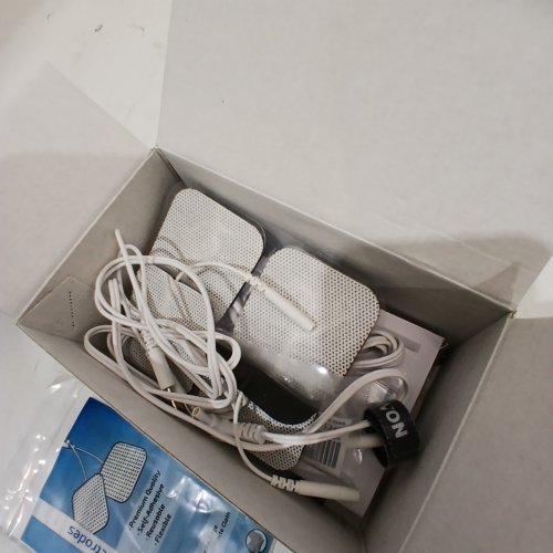 AUVON DUAL CHANNEL TENS MASSAGER MUSCLE STIMULATOR WITH 20 MODES - SILVER image 3
