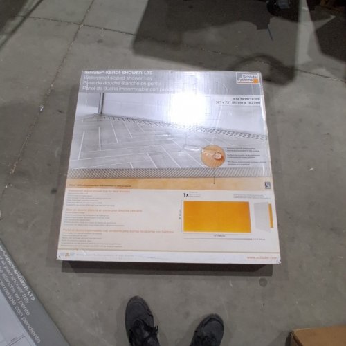 SCHLUTER KERDI LINEAR DRAIN DRAIN SHOWER TRAY - 36" X 72" (MODEL: KSLT915) image 3