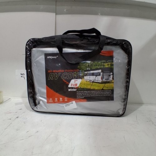HFKJWAY UNIVERSAL ALL-WEATHER RV COVER - 27.8FT - GREY image 2