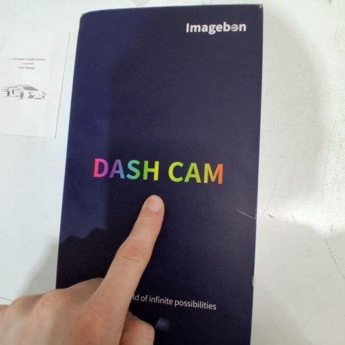 IMAGEBON DASH CAM AND PORTABLE CARPLAY SCREEN - 7" DISPLAY SCREEN - BLACK (MODEL: 1026-RB-XLDPRO) image 5