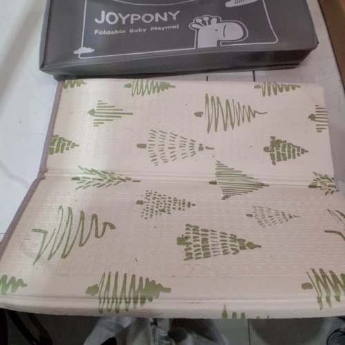 JOYPONY FOLDABLE BABY PLAYMAT XPE FOAM WATERPROOF ANTI-SLIPTREE PATTERN - 59"X 71" - FOREST THEME image 3