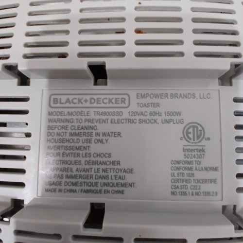 BLACK + DECKER 4-SLICE EXTRA WIDE TOASTER - STAINLESS STEEL (MODEL: TR4900SSD) image 5