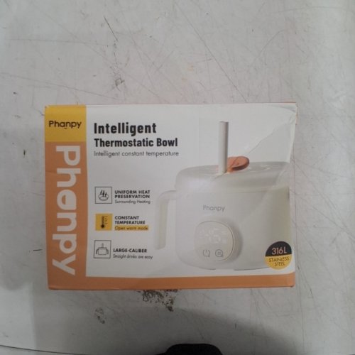 PHANPY INTELLIGENT PORTABLE THERMOSTATIC BABY FOOD WARMING BOWL - 35W , 2500 MAH - 400ML -CREAM (MODEL: PH6XKZ196) image 2