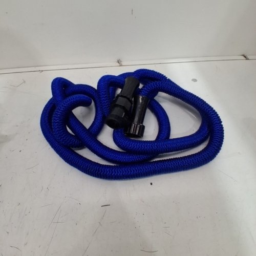 BIG BOSS XHOSE PRO DAC-5 HIGH PERFORMANCE LIGHTWEIGHT EXPANDABLE GARDEN HOSE WITH BRASS FITTINGS, 25FT - BLUE image 2