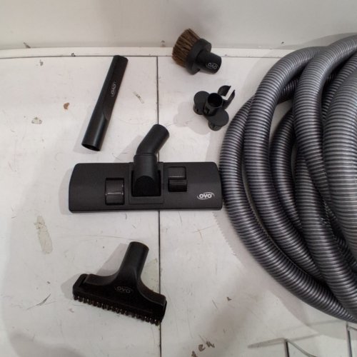 OVO CENTRAL VACUUM ATTACHMENT KIT WITH 40FT HOSE - GREY (MODEL: KIT-LV40S) image 4