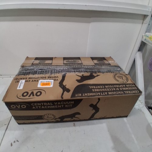 OVO CENTRAL VACUUM ATTACHMENT KIT WITH 40FT HOSE - GREY (MODEL: KIT-LV40S) image 7