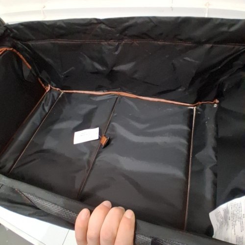 MAC SPORTS FOLDING WAGON WITH BRAKES AND POCKETS - 8.6" X 21.7" X 25" - 350LBS CAP - BLACK (MODEL: 1872234) image 4