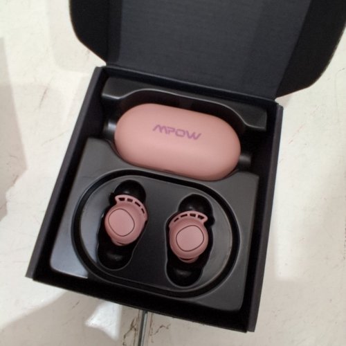 MPOW M30 IN-EAR BLUETOOTH EARBUDS, IMMERSIVE BASS SOUND, IPX8 WATERPROOF SPORT EARPHONES, TOUCH CONTROL BLUETOOTH HEADPHONES, 25 HRS W/USB-C CHARGING CASE/MICS image 2