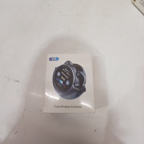 TRUE BLUETOOTH WIRELESS EARBUDS WITH CHARGING CASE - BLACK (MODEL: T7) image 2