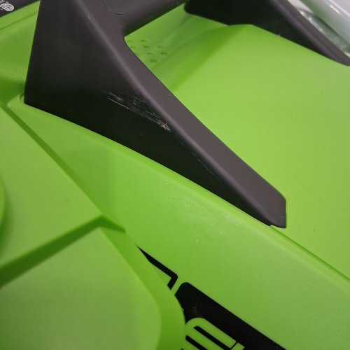 GREENWORKS CORDED LAWN MOWER WITH 16" BLADE, COLLECTION BAG, AND FOLDABLE HANDLE - 5 CUTTING HEIGHTS - 10 AMP - GREEN (MODEL: 25142CA) image 6