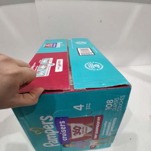 108PK PAMPERS CRUISERS 360 DEGREES 100% LEAKPROOF FIT DIAPERS - SIZE 4 (23LB - 37LB) image 3