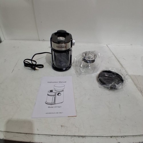 VAVSEA FLAT BURR ELECTRIC COFFEE GRINDER (MODEL: HY-1421) image 2