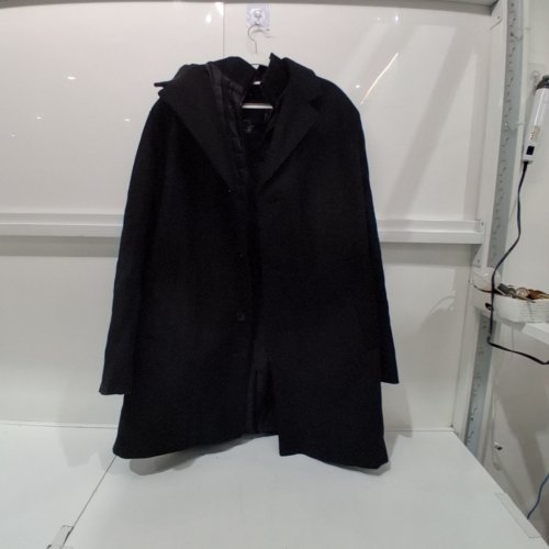 MEN'S DOCKERS HENRY WOOL BLEND TOP COAT - 2XL - BLACK (STYLE: 54163) image 3
