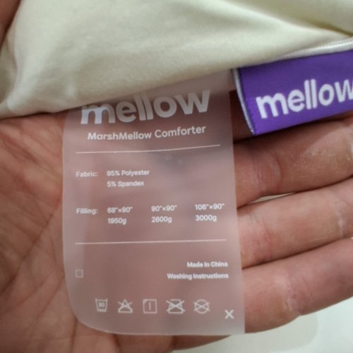 MELLOW MARSHMELLOW COMFORTER - KING/CAL KING (106" X 90") - SAND/BEIGE image 5