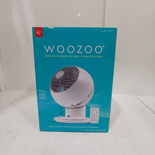 IRIS WOOZOO 5-SPEED OSCILLATING GLOBE FAN - 82FT RANGE - WHITE (MODEL: PCF-SC15T-CT/2354207) image 5