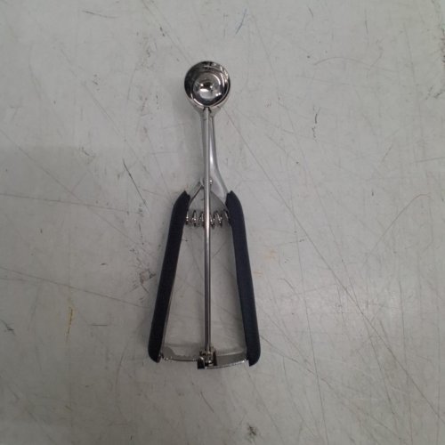 TRIGGER RELEASE ICE CREAM SCOOP - 1" SCOOP - SILVER / BLACK image 2