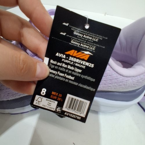WOMEN'S AVIA MEMORY FOAM RUNNING SHOES - SIZE 8 - PURPLE (STYLE: AV10207WI) image 2