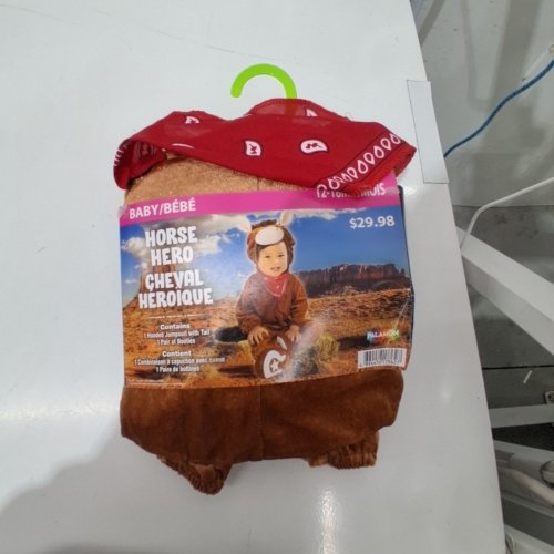 BABY PALAMON HORSE HERO COSTUME - 12-18 MONTHS - BROWN image 2