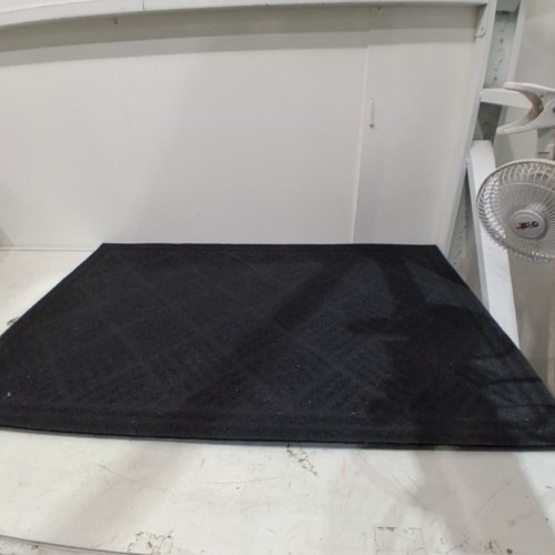 MOHAWK HOME PARQUET IMPRESSIONS DOOR MAT - 24" X 36" - BLACK image 3