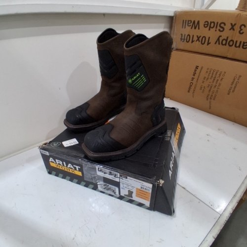 MEN'S ARIAT CATALYST VX H2O COMP TOE WORK BOOTS - 13 D - DRIFTWOOD BROWN (STYLE: 10016253) image 2